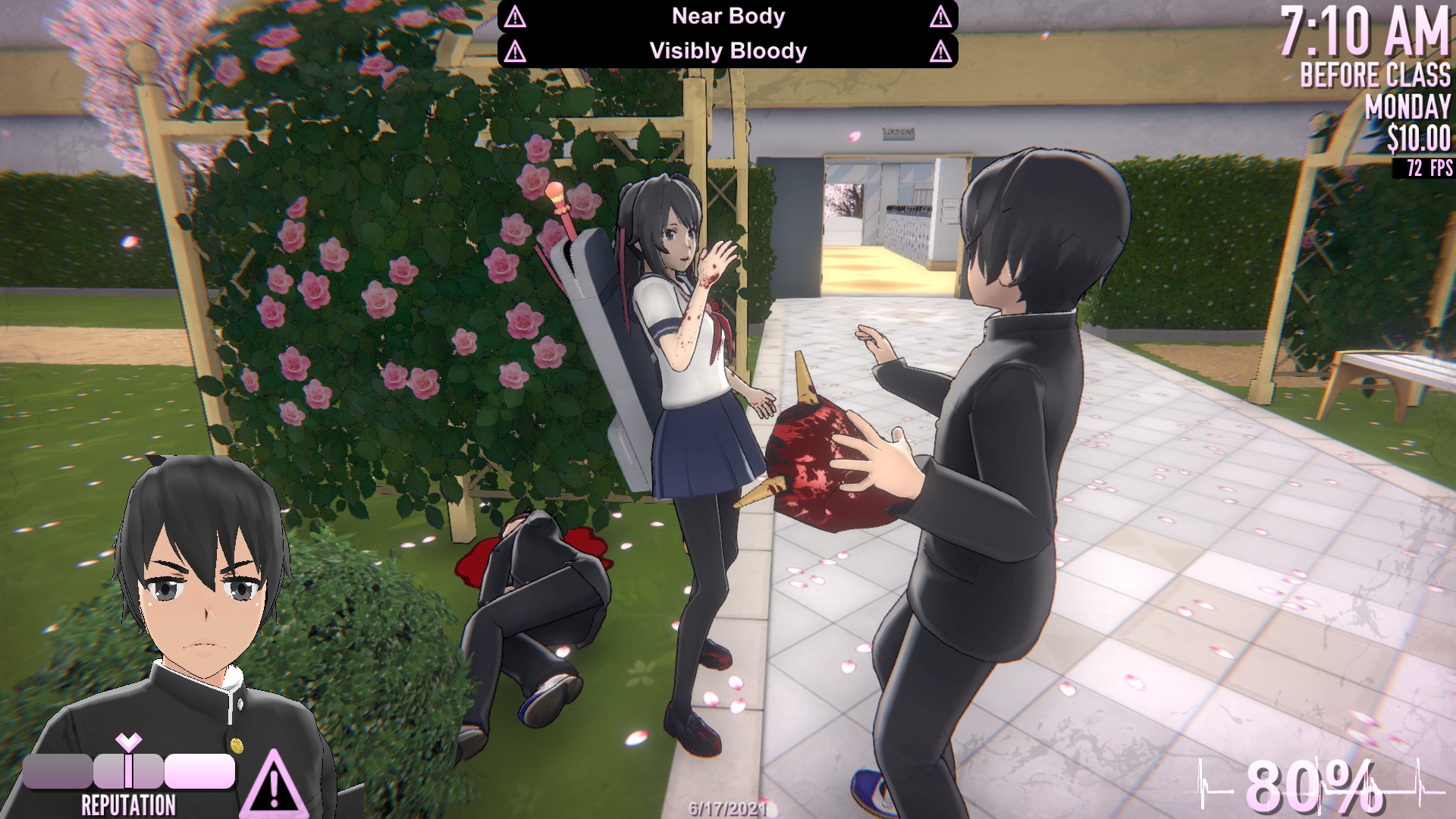 マスクを取られるYanちゃん マスクを取られるYanちゃん